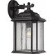 Kent 1 Light 15 inch Oxford Bronze Outdoor Wall Lantern, Large
