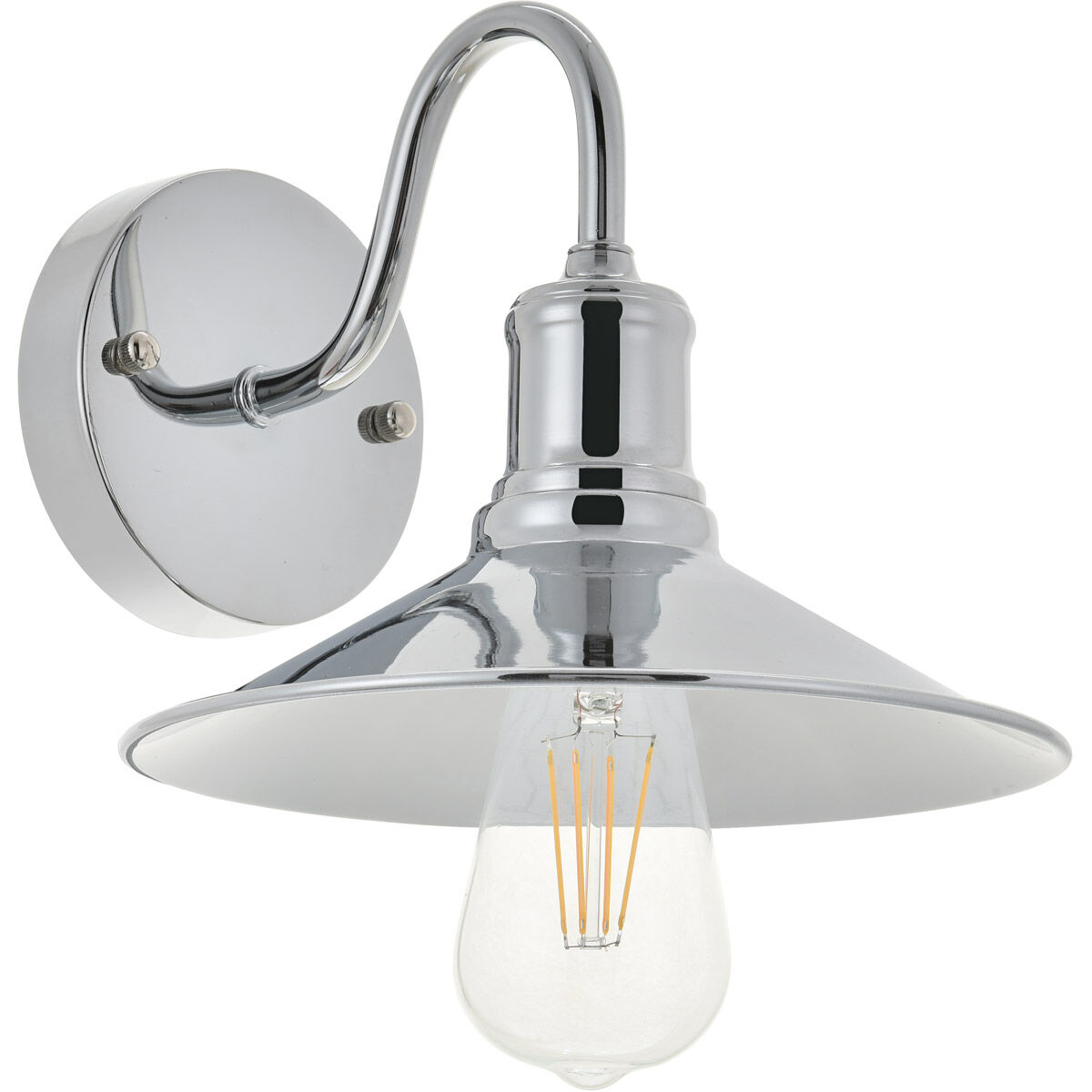Etude 1 Light 9 inch Chrome Wall Sconce Wall Light