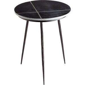 Sombrilla 18 inch Black Side Table