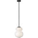 Nadia 1 Light 11 inch Black Pendant Ceiling Light