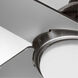 Gust 54 inch Brushed Nickel with Silver Blades Ceiling Fan, Progress LED
