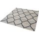 Econ 16 X 16 inch Black with Natural Rug