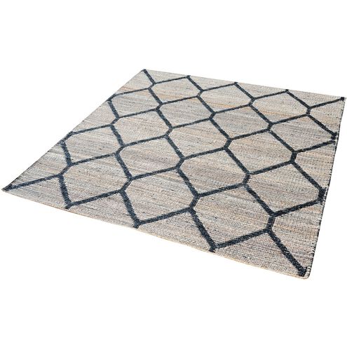 Econ 16 X 16 inch Black with Natural Rug