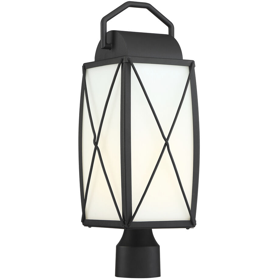 Fairlington 1 Light 19.75 inch Black Outdoor Post Lantern