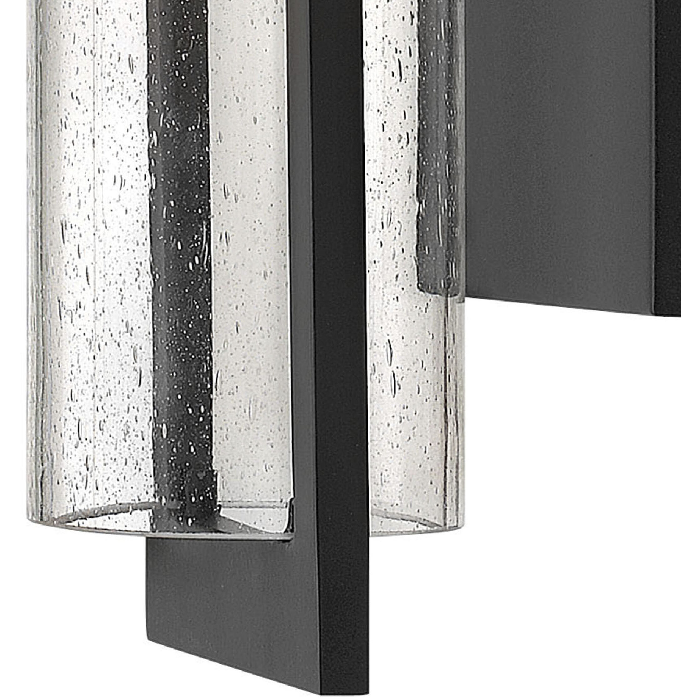 Shelter LED 12 inch Black Outdoor Wall Sconce
