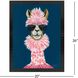 Miami Alpaca / Miami Giraffe / Miami Lion Blue and Pink and Yellow and Orange Framed Art, Propac