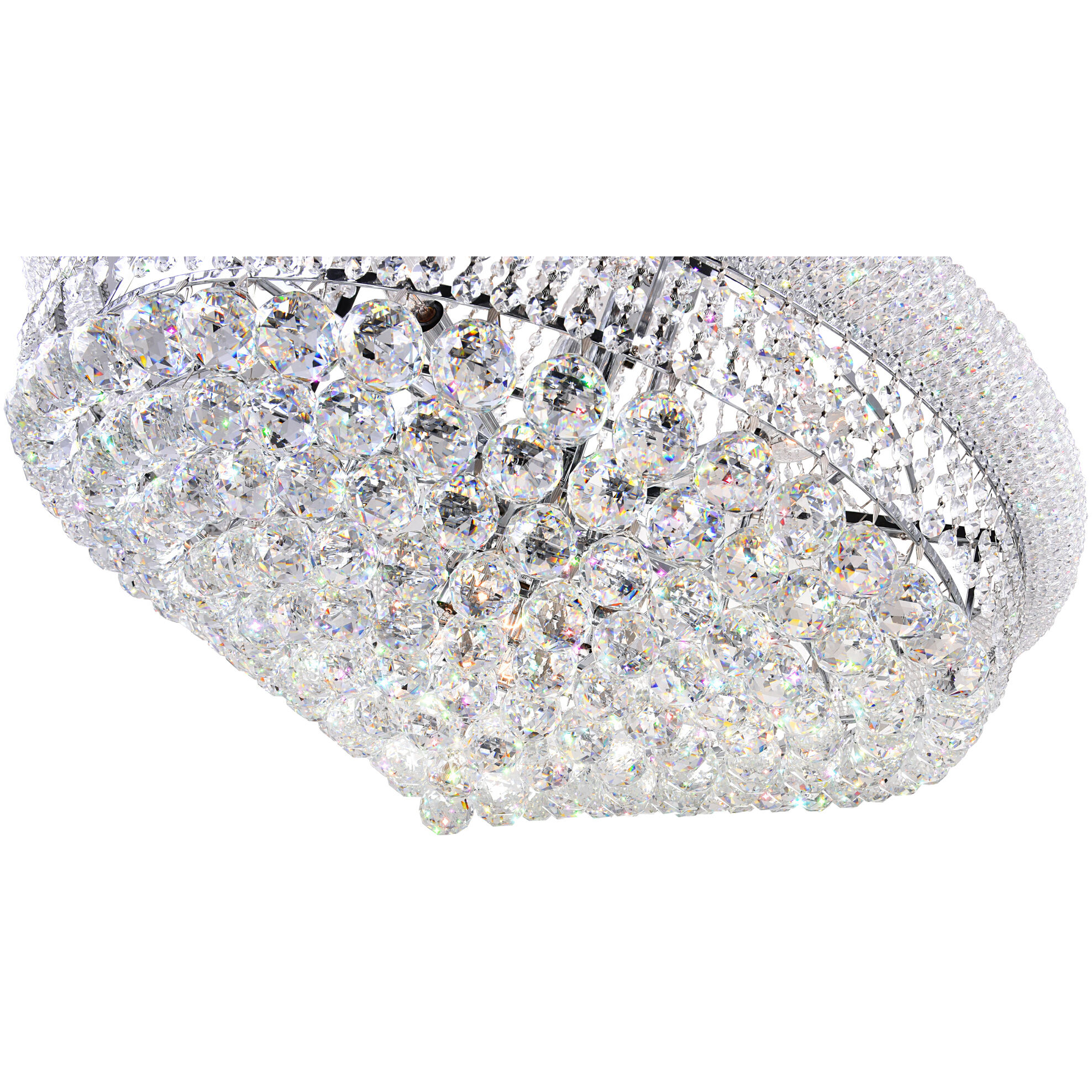 Empire 19 Light 32 inch Chrome Down Chandelier Ceiling Light