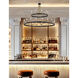Clayton Family 27 Light 42 inch Matte Black and Brass Accents Chandelier Ceiling Light