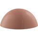 Ambiance LED 6 inch Gloss Blush Outdoor Wall Sconce in 1000 Lm LED