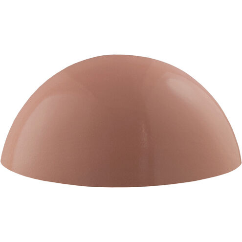 Ambiance LED 6 inch Gloss Blush Outdoor Wall Sconce in 1000 Lm LED