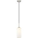 Monty 1 Light 5.25 inch Brushed Nickel Pendant Ceiling Light