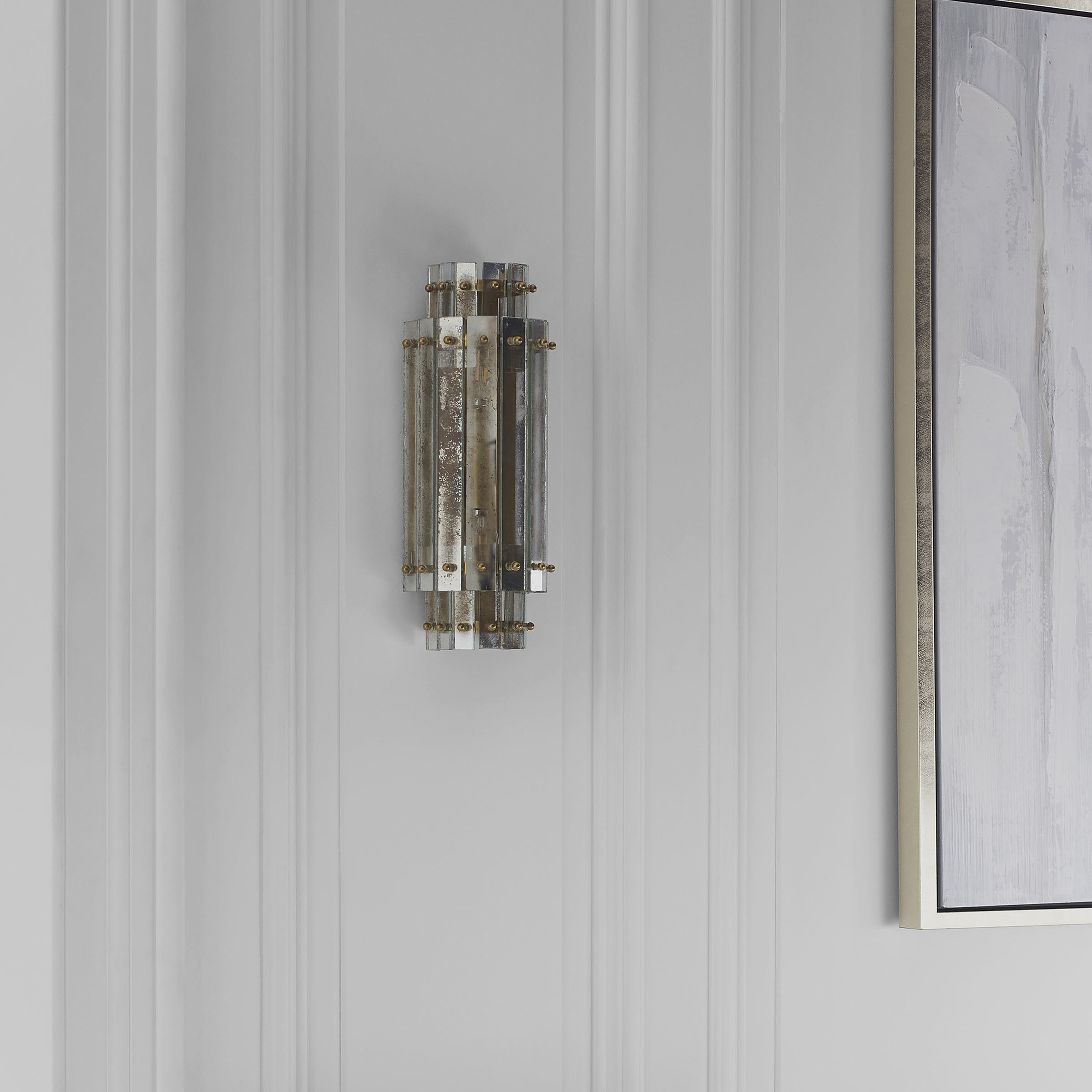 Carrier and Company Cadence LED 5.5 inch Hand-Rubbed Antique Brass Tiered Sconce Wall Light, Small