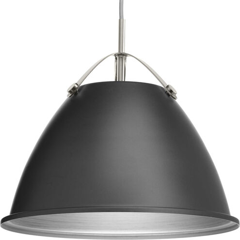 Tre 1 Light Graphite Pendant Ceiling Light, Medium