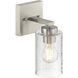 Ellie 1 Light 4.75 inch Brushed Steel Wall Sconce Wall Light
