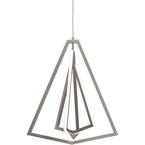 Gianna LED 24 inch Satin Nickel Pendant Ceiling Light