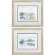 Landscapes Green and Blue Framed Art