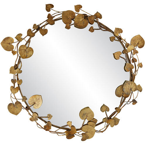 Vinna Antique Brass Mirror