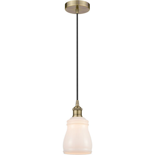 Edison Ellery 1 Light 5 inch Antique Brass Mini Pendant Ceiling Light