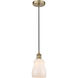 Edison Ellery 1 Light 5 inch Antique Brass Mini Pendant Ceiling Light