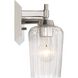 Yep Brilia 3 Light 24 inch Polished Nickel Vanity Light Wall Light
