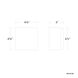 Boxi Wall Sconce Wall Light in 3000K, White, dweLED