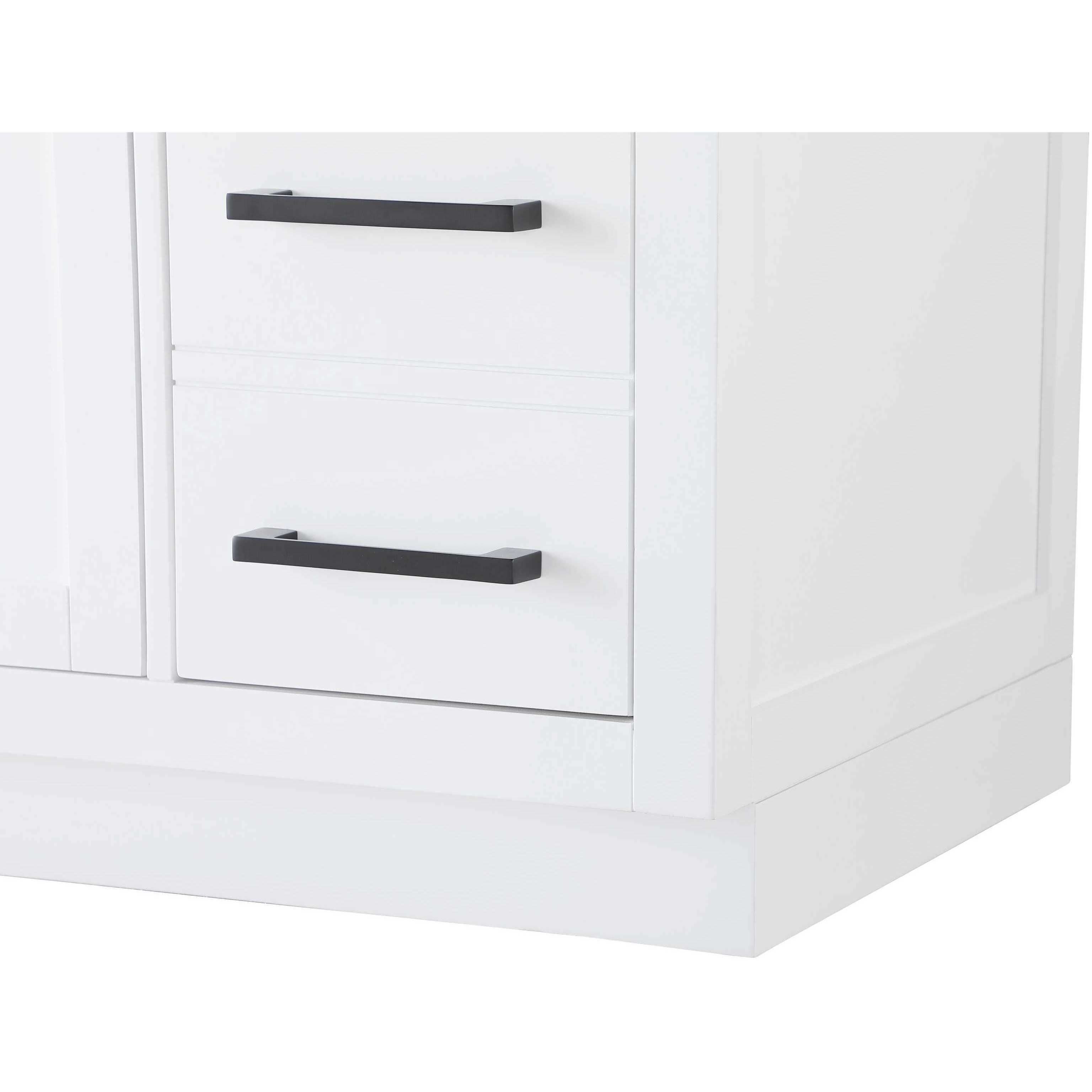 Alden 84 X 35 inch White Bathroom Vanity Cabinet