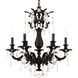 Milano 6 Light Heirloom Bronze Chandelier Ceiling Light in Radiance