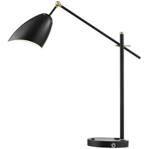 Tanko 28 inch 40.00 watt Black Table Lamp Portable Light