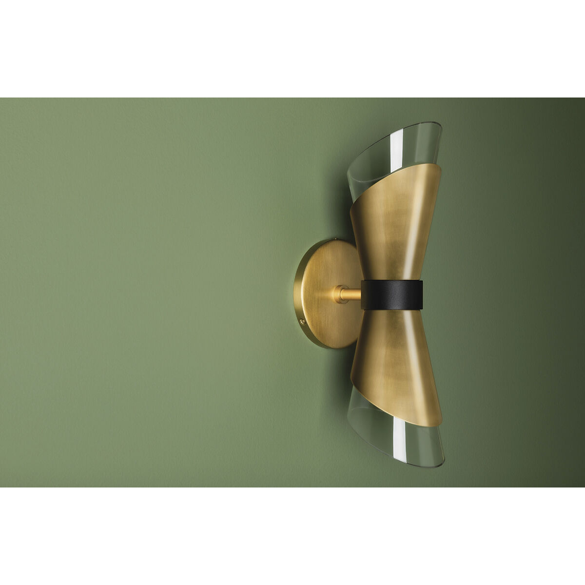 Angie LED 5 inch Aged Brass Wall Sconce Wall Light