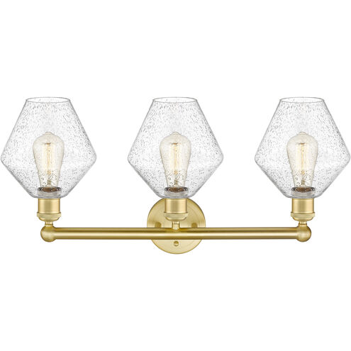 Cindyrella 3 Light 26 inch Satin Gold Bath Vanity Light Wall Light in Seedy