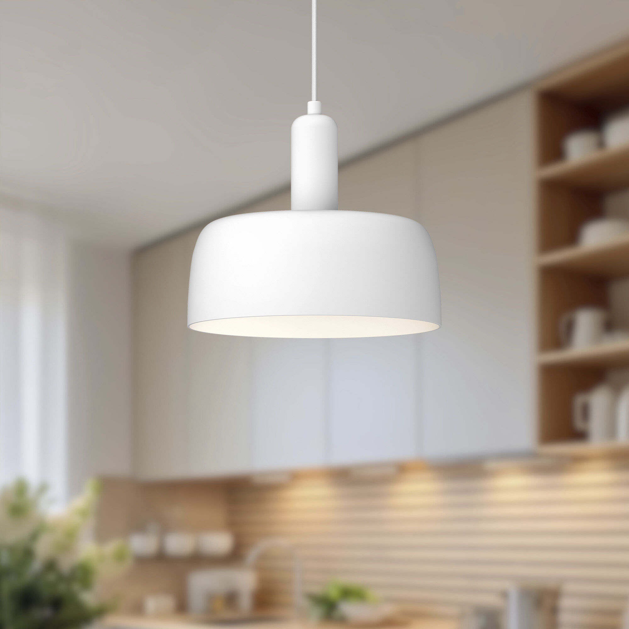 Alora Mood Adriano Pendant Ceiling Light in White