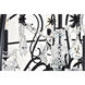 Cordelia 6 Light 26 inch black Pendant Ceiling Light