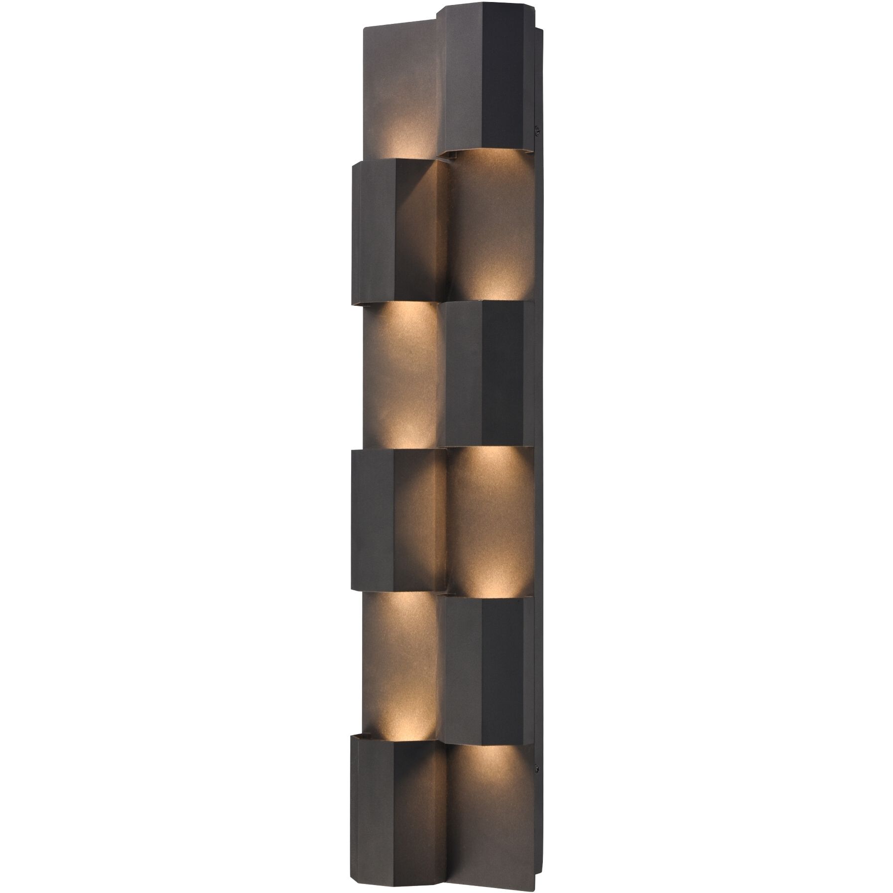 Skyline 1 Light 27 inch Charcoal Black Outdoor Sconce