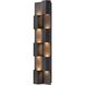 Skyline 1 Light 27 inch Charcoal Black Outdoor Sconce