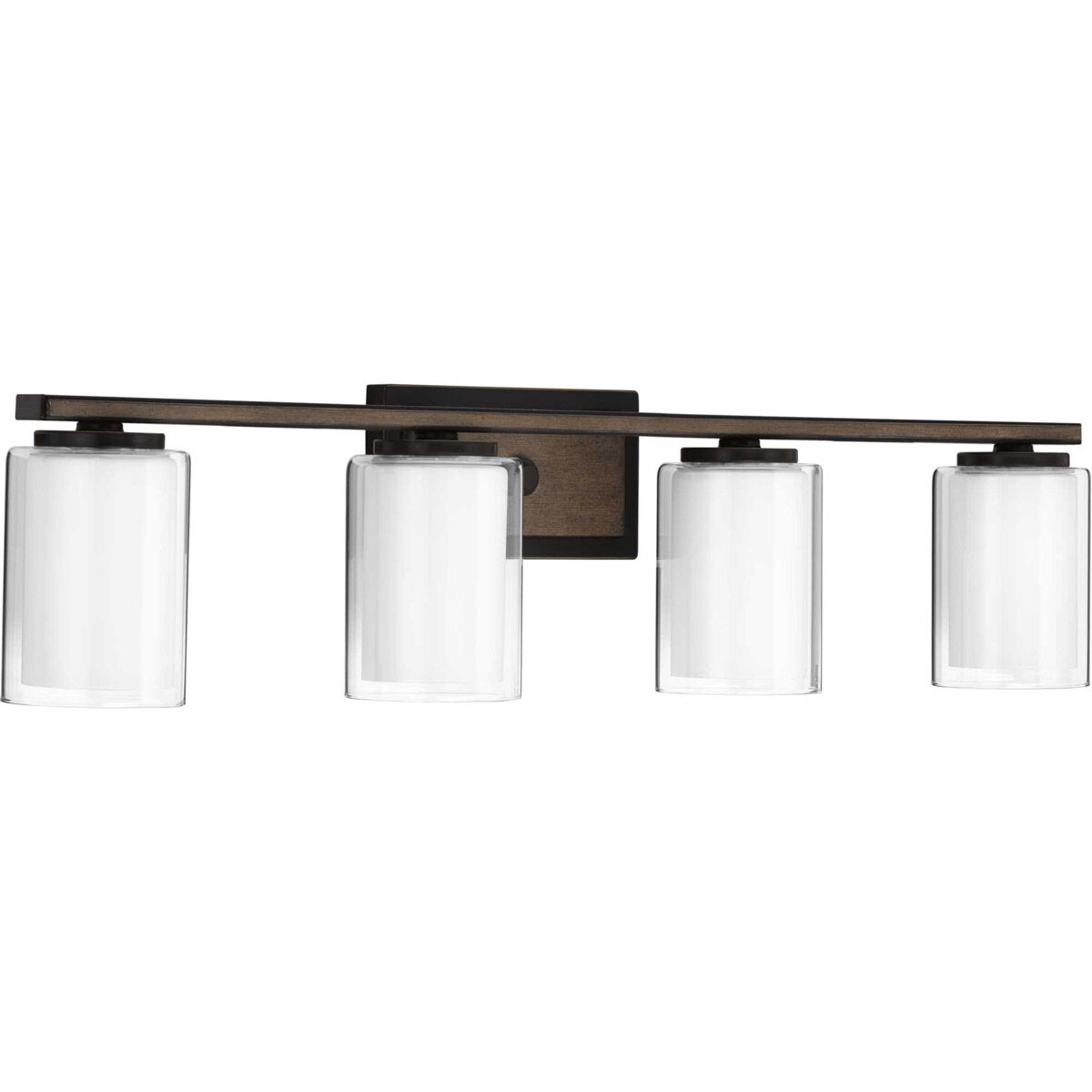 Mast 4 Light 33.88 inch Antique Bronze Bath Vanity Wall Light