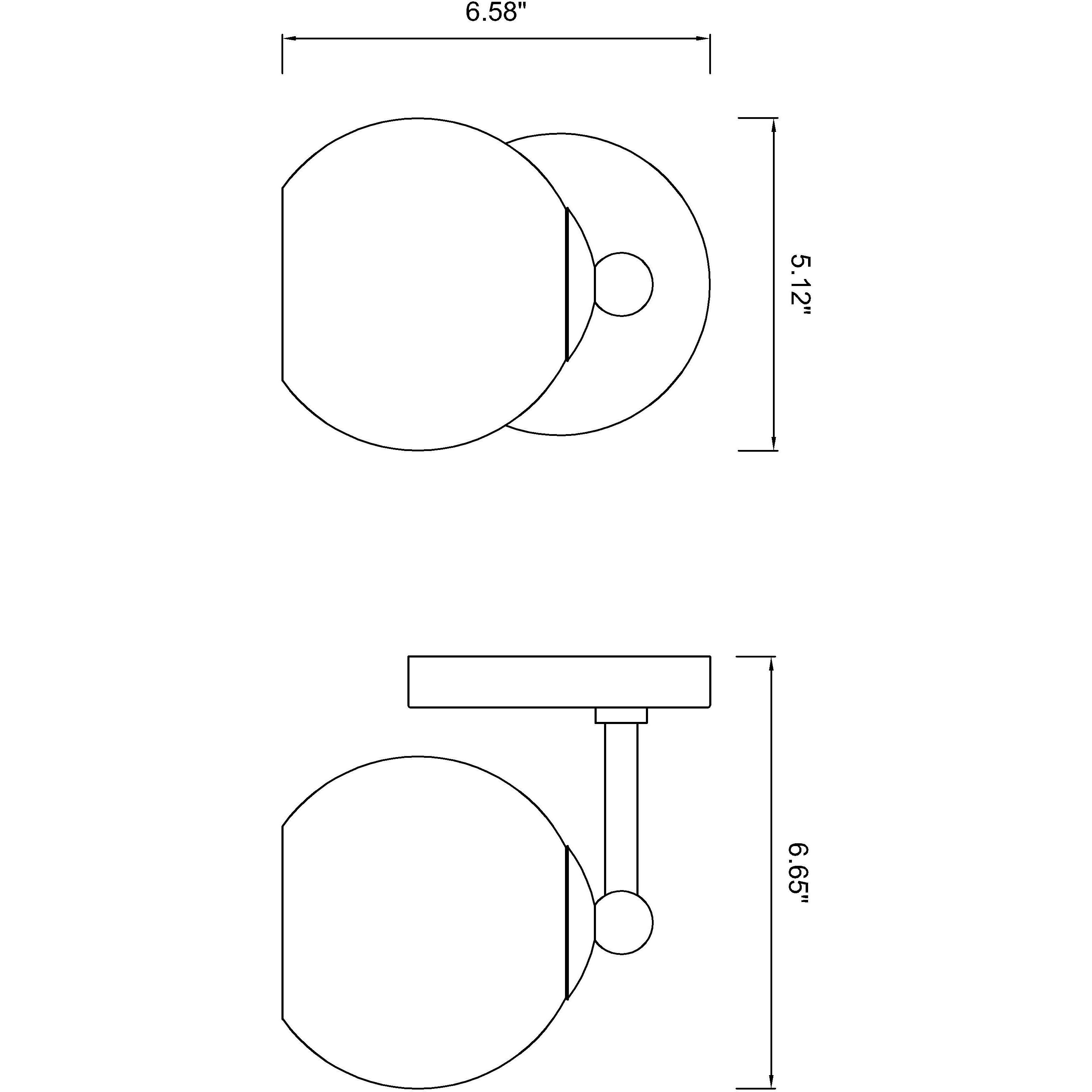 Neoma 1 Light 5.25 inch Modern Gold Wall Sconce Wall Light