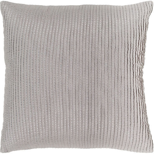 Upton 26 X 26 inch Medium Gray Euro Sham