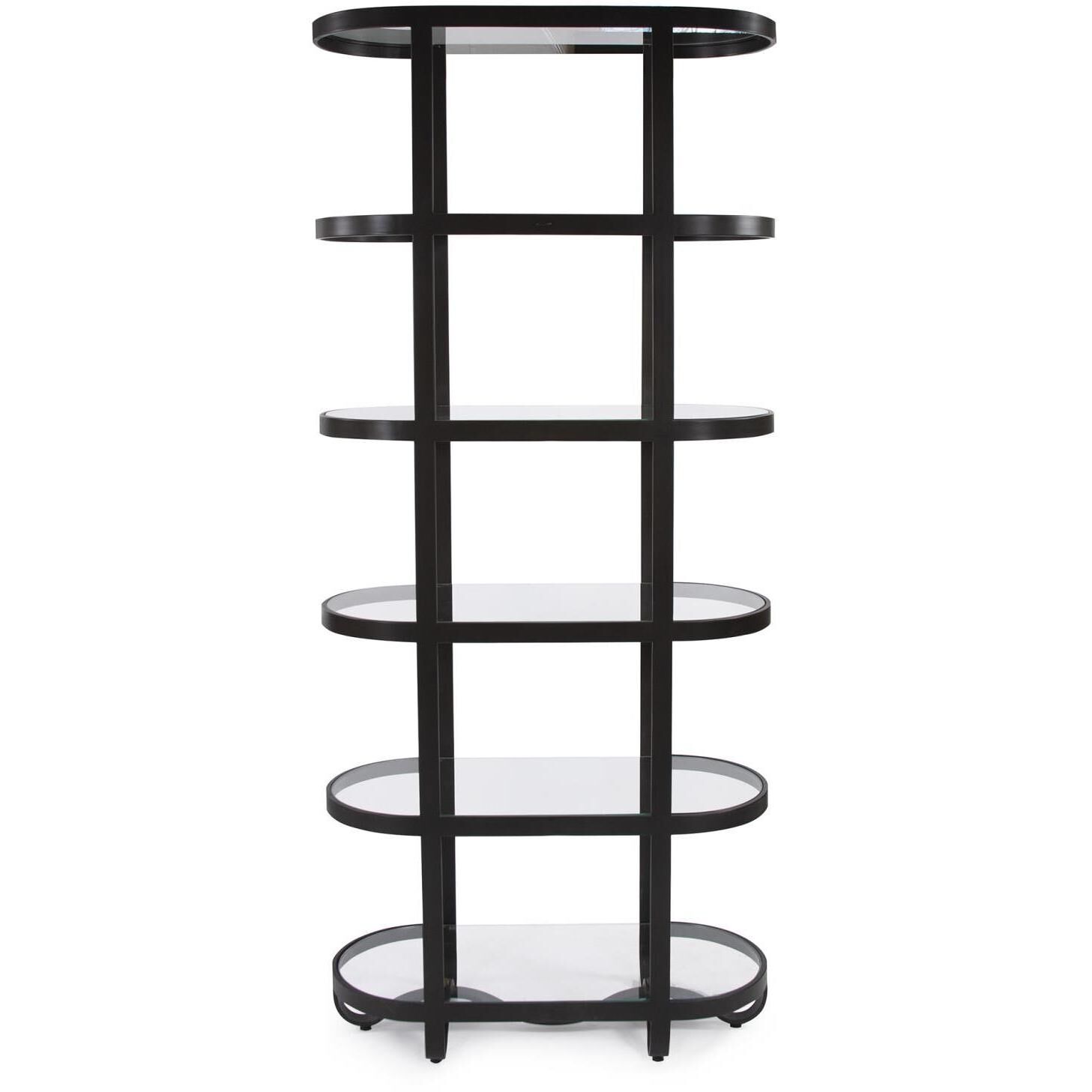 Brooklyn 82.5 X 36 inch Graphite Etagere