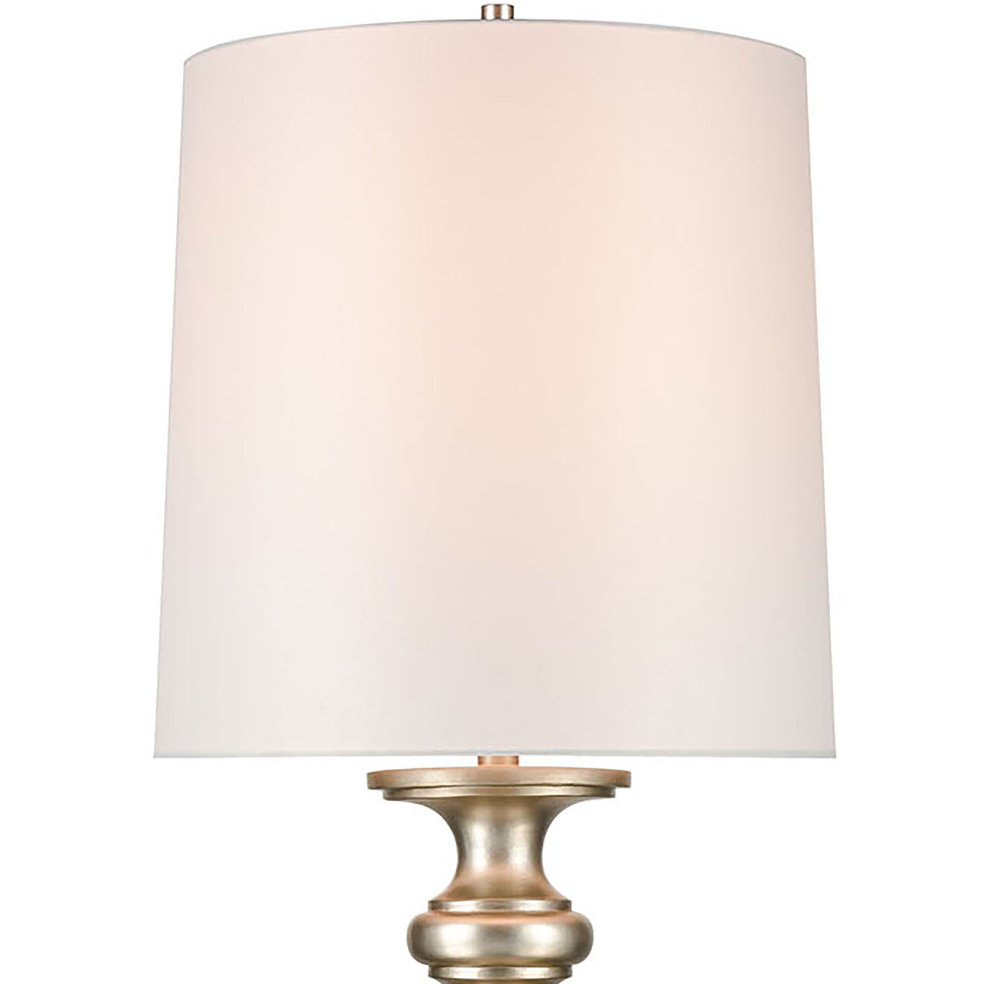 Cabello 78 inch 150 watt Antique Silver Floor Lamp Portable Light