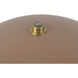 Alora Mood Poppy 10.63 inch 3 watt Peach Table Lamp Portable Light