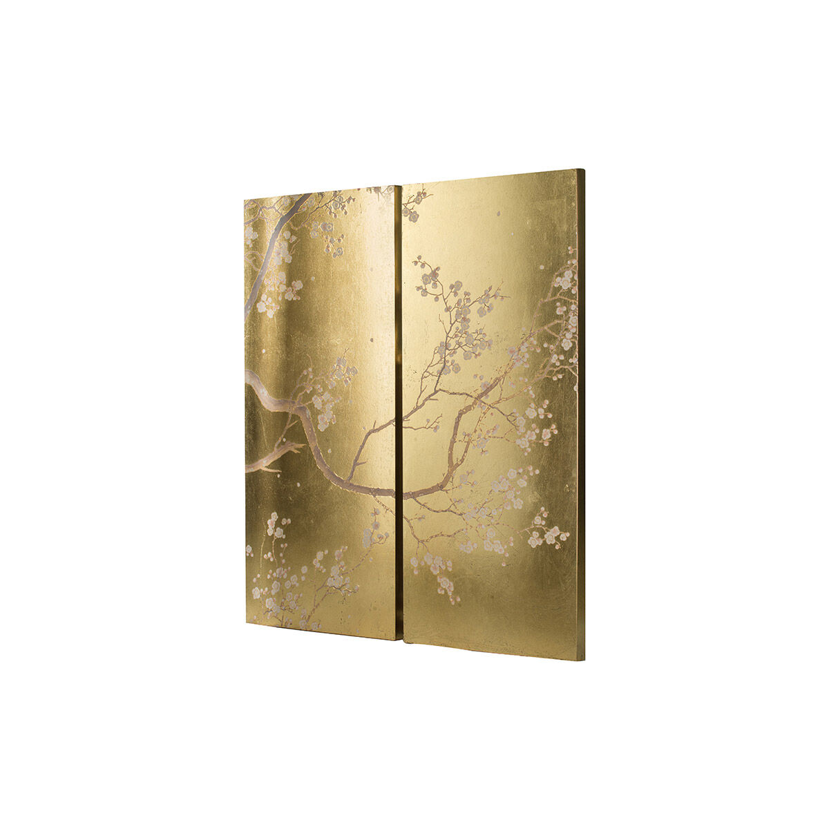 Cherry Blossom Gold Leaf/Pink Wall Art