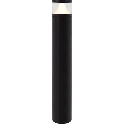 Sean Lavin Arkay Three 120 15.3 watt Black Outdoor Bollard in LED 80 CRI 4000K, Button Photocontrol, Integrated LED