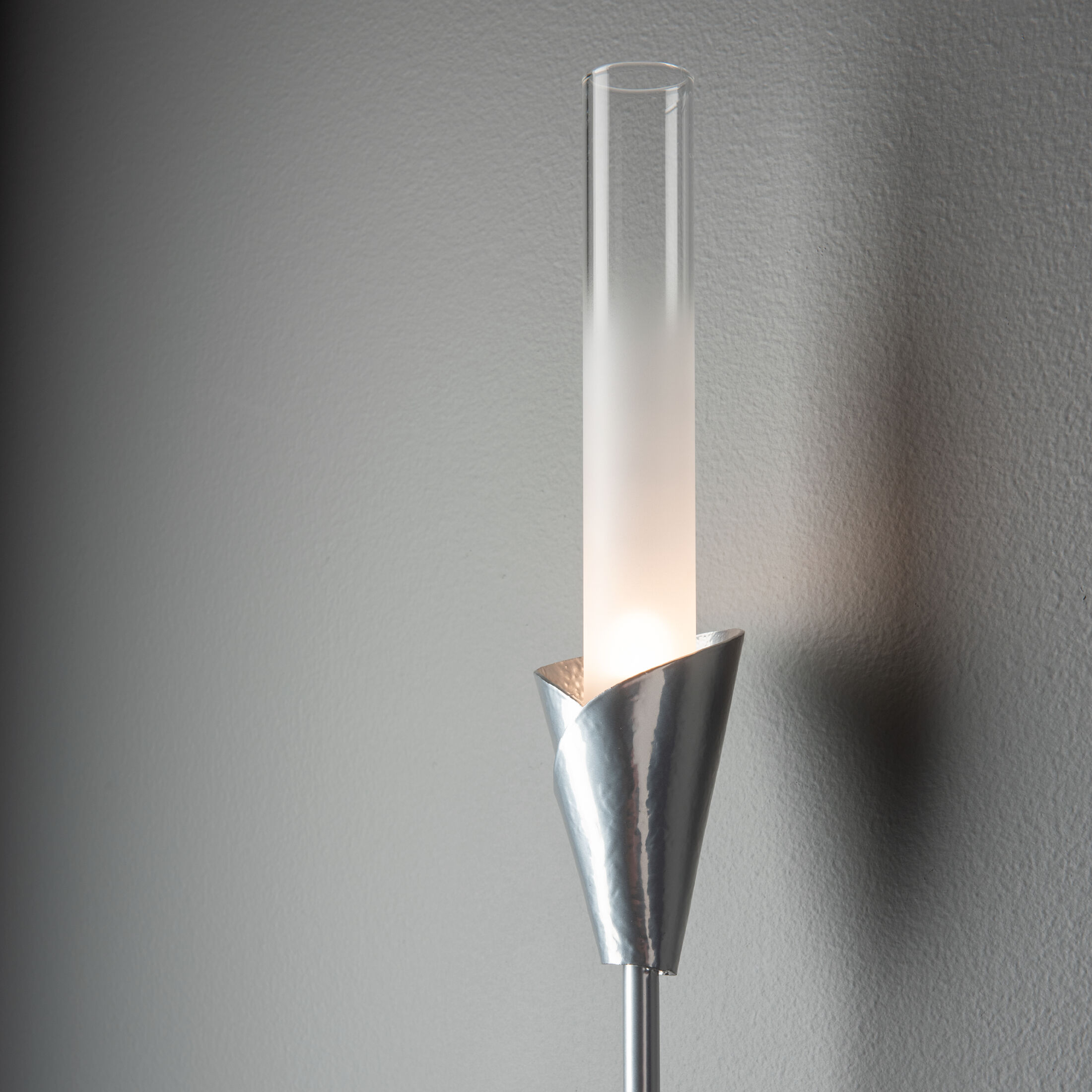 Lilium Sconce Wall Light in Sterling