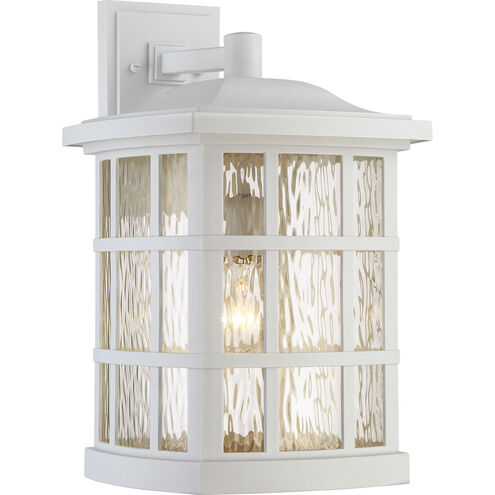 Stonington 1 Light 17 inch Matte White Outdoor Wall Lantern