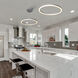 Tania 23.5 inch Silver Pendant/Chandelier Ceiling Light
