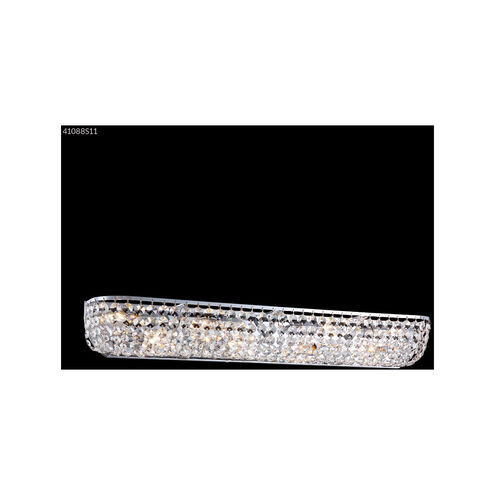Zoe 8 Light 33 inch Silver Vanity Light Wall Light