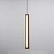 Chaos LED 7.13 inch Black Pendant Ceiling Light in 20in.