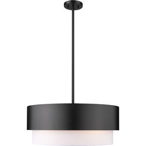 Counterpoint 5 Light 24 inch Matte Black Chandelier Ceiling Light