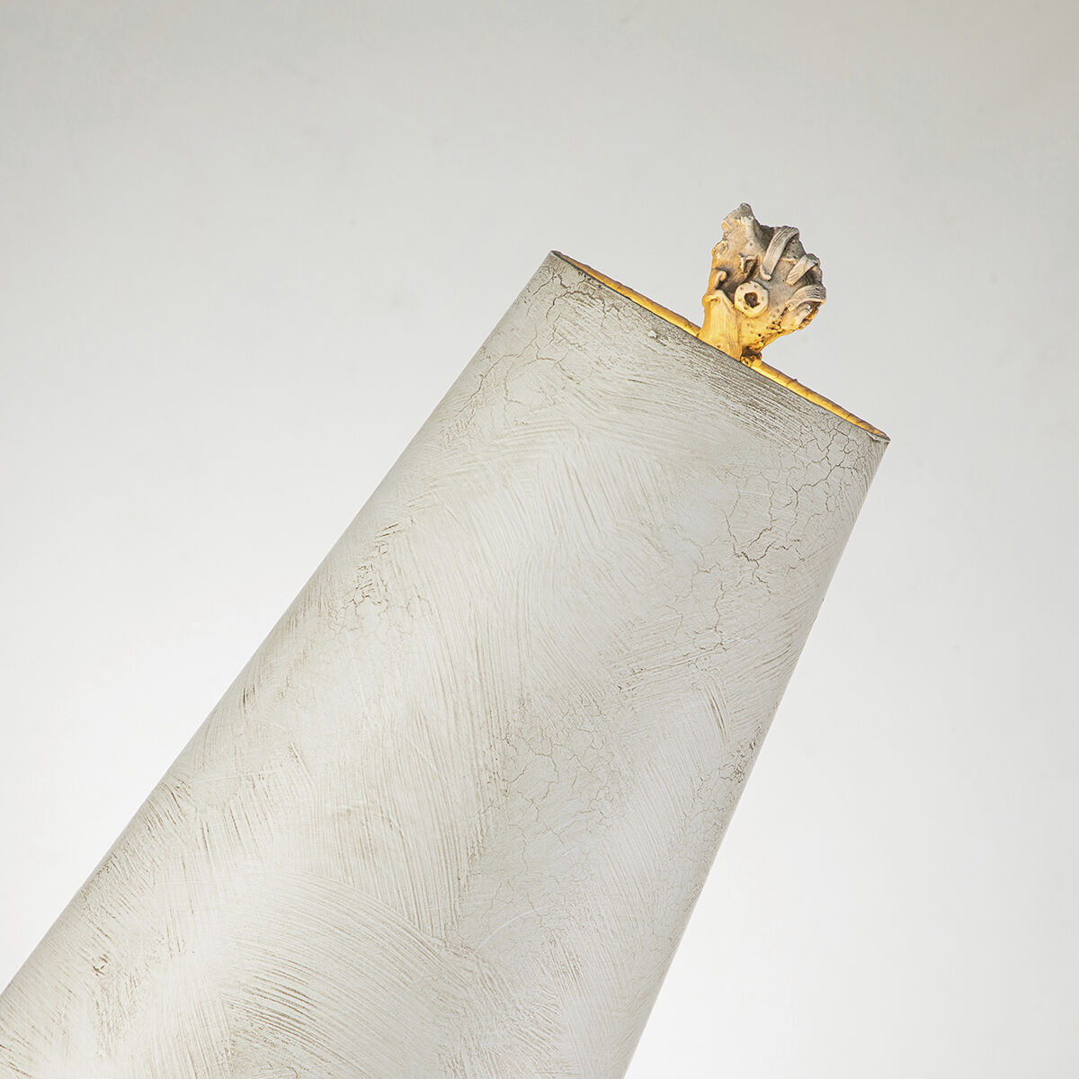 Swirl 39 inch Bone White Buffet Lamp Portable Light