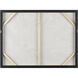 Nanette Bloom Light Blue with Gray and Antique Gold Framed Wall Art